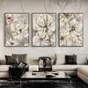 Flower Wall Art Canvas Painting Grey Floral Posters for Nordic Bathroom Living Room Home Wall Decor Pictures Farmhouse