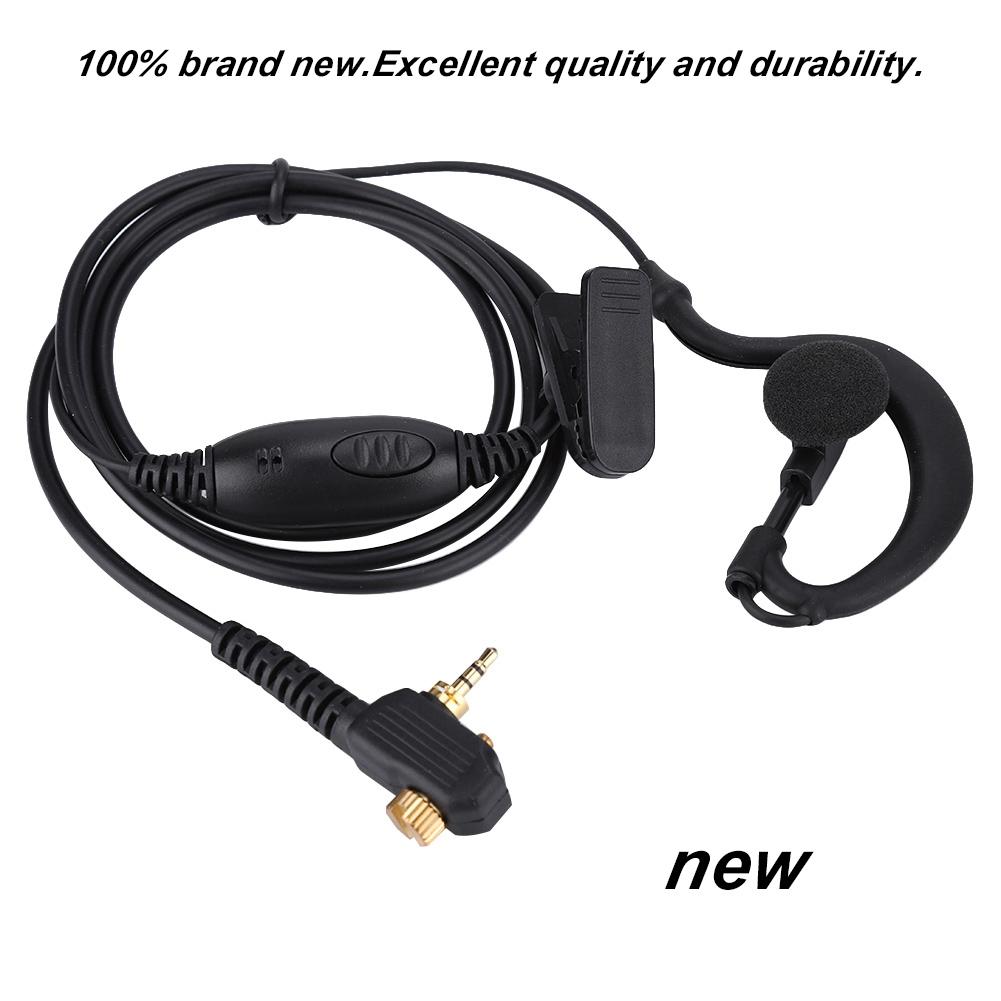 Police Earpiece PTT Headset Mic for Motorola Tetra Two Way Radio MTH800 MTP850 Walkie Talkie