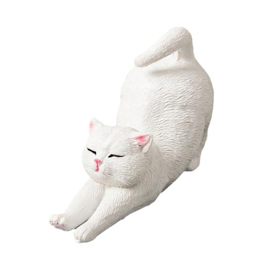 Мини-фигурки кошек Милые статуэтки кошек из смолы Маленькие скульптуры котят для помещений