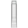 Arched Gabion Baskets 5 pcs 300 x 50 x 200 220 cm Galvanized Iron