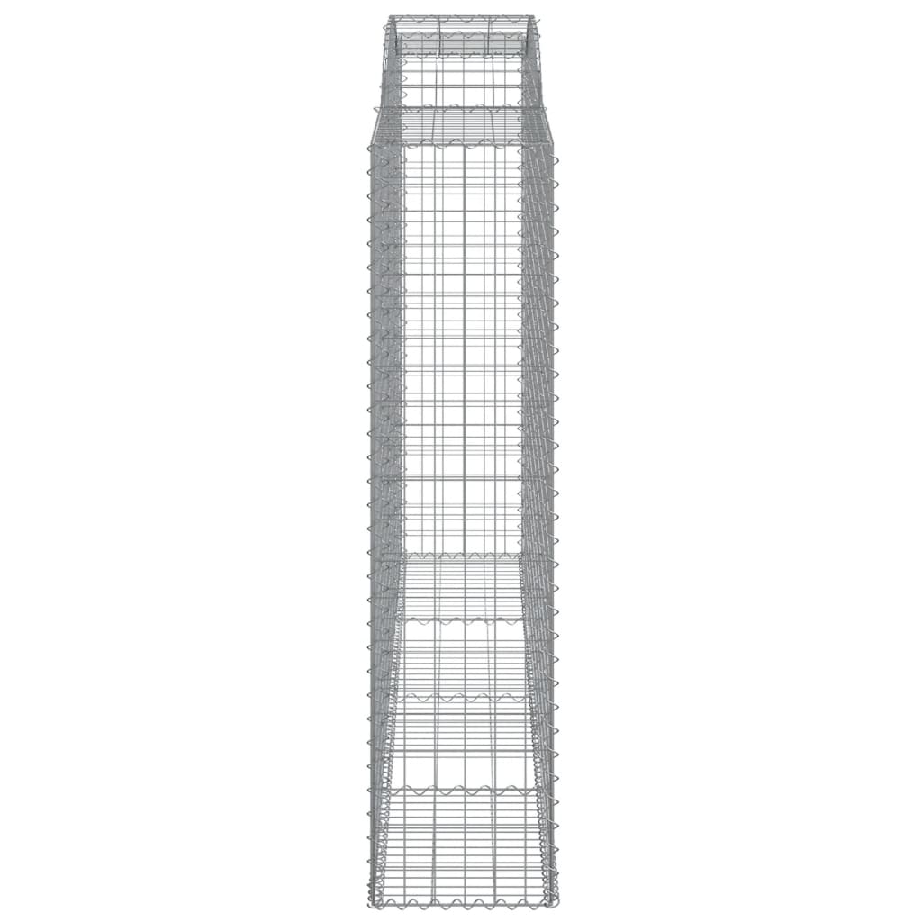 Arched Gabion Baskets 5 pcs 300 x 50 x 200 220 cm Galvanized Iron
