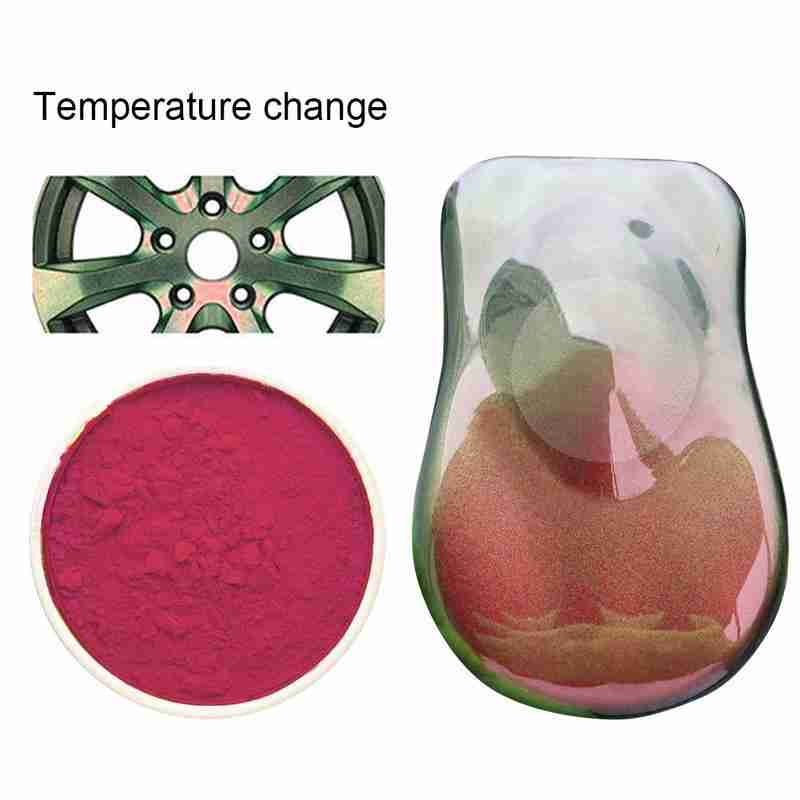 Автомобильная термохромная краска, термочувствительный меняющийся пигментный порошок, акриловая краска, порошковое покрытие, краска для украшения автомобиля R0s5