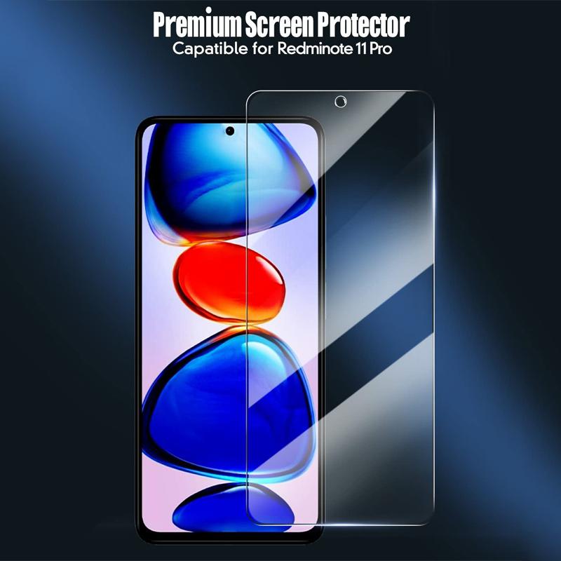 Защитная пленка из закаленного стекла, 2 шт., полностью прозрачная защитная пленка для Apple iphone Realme 9 8 10 4G XIAOMI Redmi 12C Note 12 11 Pro 11s, пленка для объектива камеры