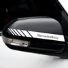 2PCS car rearview mirror decorative sticker is suitable for Mercedes-Benz AMG badge CLKLA A180 W108 W201 W212 W213 W22.