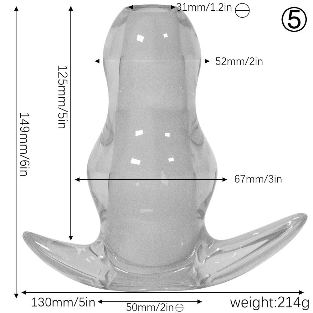 Полая туннельная анальная пробка с соответствующим стопором Анальная пробка с нитью Анальная пробка Секс-игрушки Анальные пробки Тренировочный набор для начинающих Продвинутые пользователи Взрослая секс-игрушка