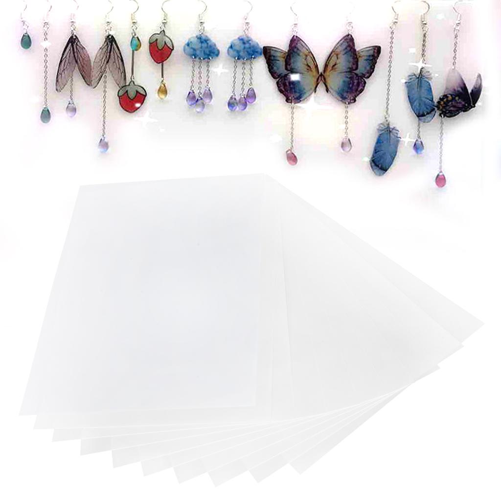 10шт термоусадочных листов, комплект термоусадочная пленка, белая бумага для детей