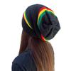 Stripe Colorful Decoration Hat Hiphop Unisex Knitted Hat Comfortable Warmth Hat for Fashionable Winter Wear