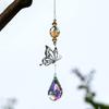 7Pcs Coloured Crystal Suncatcher Hanging Light Collection Pendant Wind Chime  Landscape