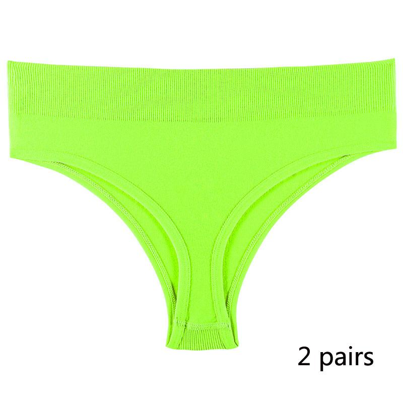 Спортивное нижнее белье для девочек, бесшовные сексуальные невидимые трусики со средней талией для девочек, однотонные удобные спортивные трусики с надписью «T» для женщин