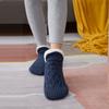 Men Women's Winter Super Soft Warm Floor Sock Cozy Fuzzy Fleece-Lined with Grippers Slipper Socks Floorshoes