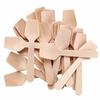 Gmark 4-inch Disposable Wooden Square-Ended Tasting Spoons (Extra Small), Set of 100, Eco-Friendly, GM1101A