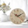Wooden Wall Clock Classic Retro Silent Clock Decorative Hang Wall Clock Home Decor For Indoor Outdoor Living Room Decorative