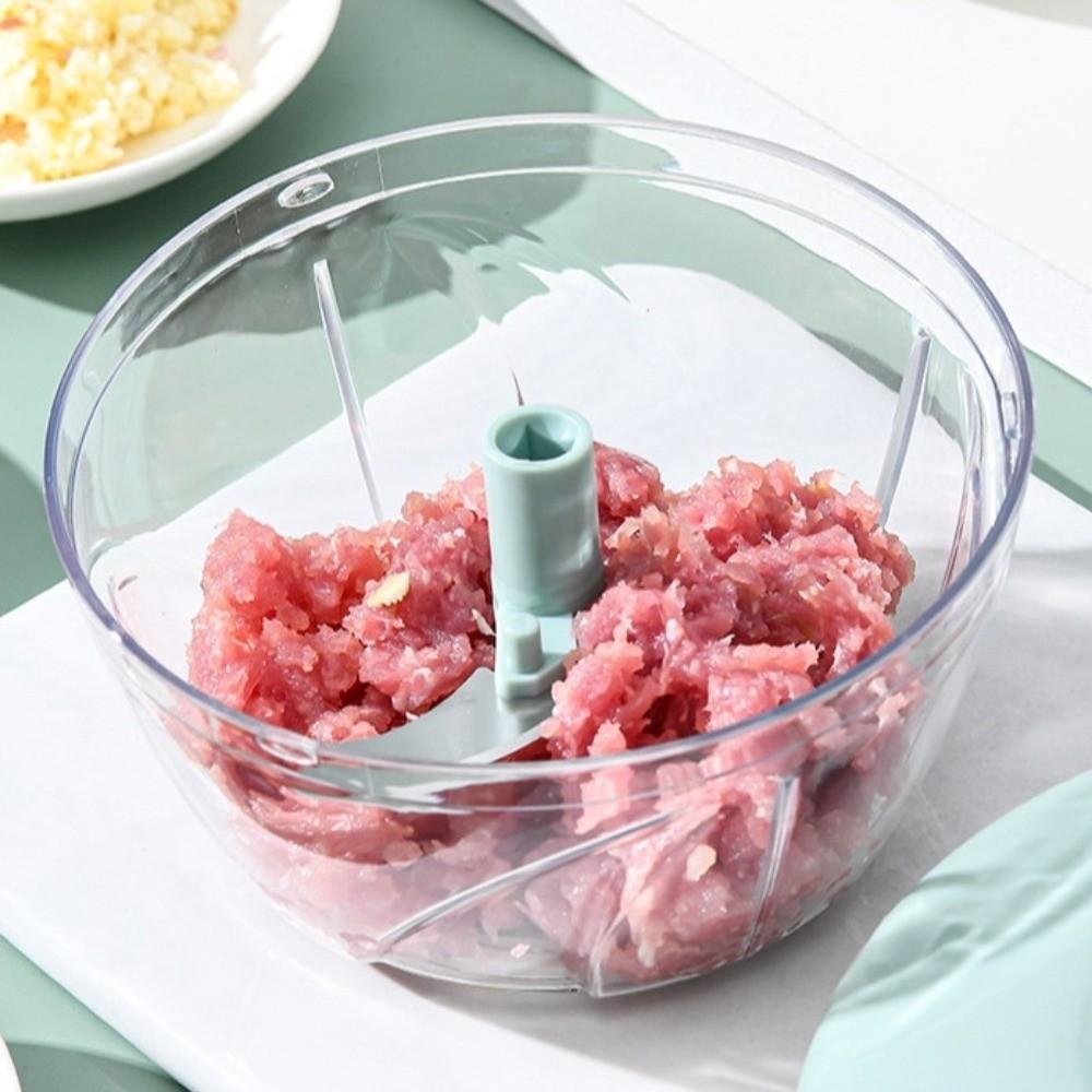 Easy Clean Manual Rope Grinder Portable Garlic Chopper Vegetable Onion Cutter  Kitchen