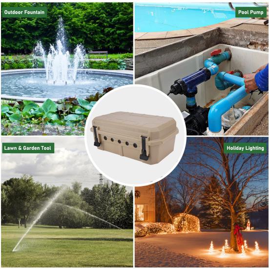 Уличная электрическая коробка с защитным кожухом Большая емкость IP54 Водонепроницаемая широкая совместимость