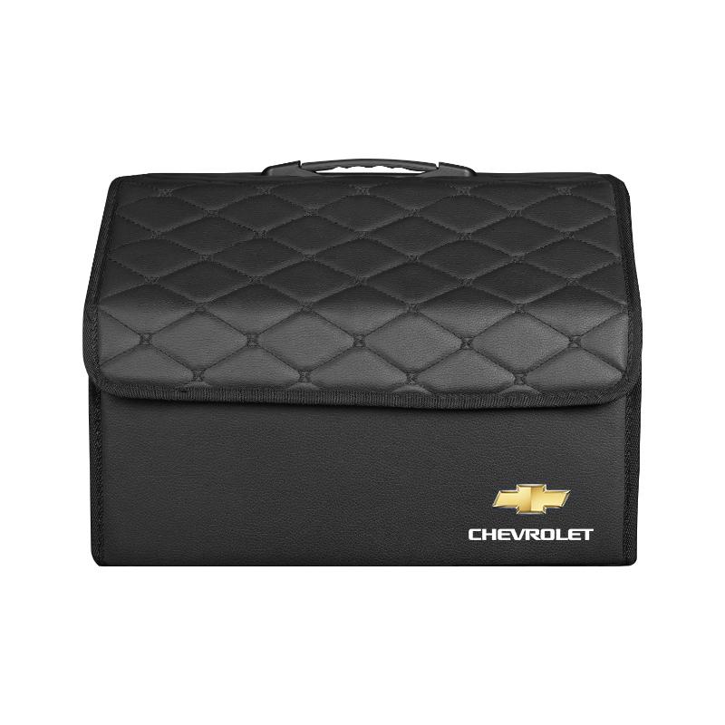AABHD1 Car Trunk Organizer Box Leather Suitcase Foldable Storage Bin For Chevrolet Cruze Spark Captiva Suburban Camaro Malibu Silverado