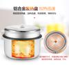 Rongshida Electric Rice Cooker Household Commercial Old style Rice Cooker 10 liters Traditional Straight body Steamer with Separate Non stick Pot