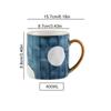 400ml Japanese Style Ceramic Coffee Mugs with Spoon Lid Breakfast Oatmeal Milk Juice Tea Office Home Water Cup Gifts Drinkware