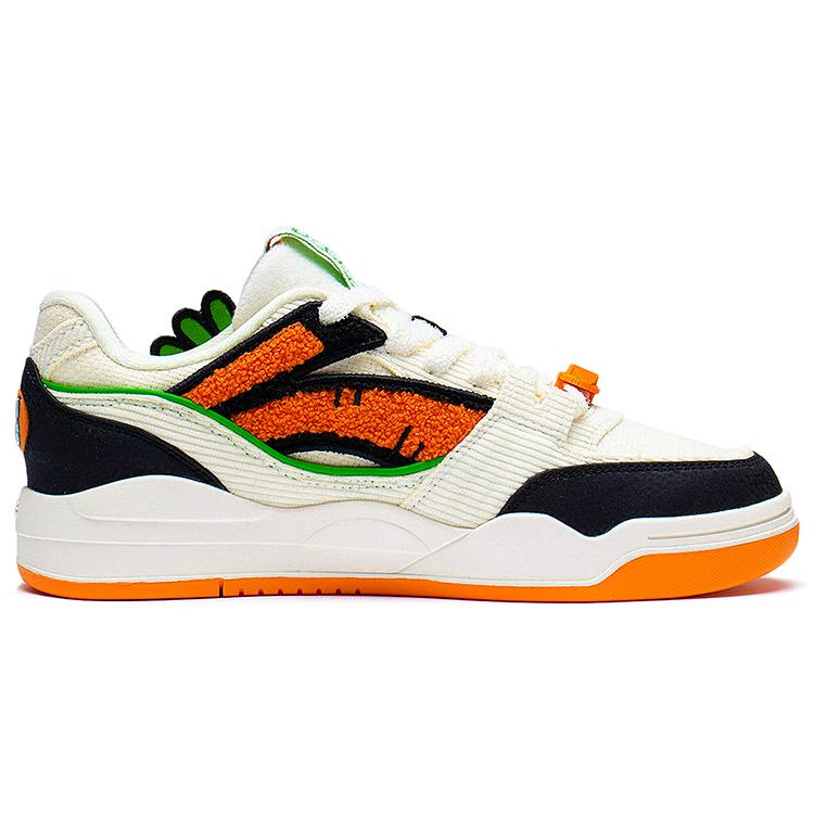 Li Ning Yuebai Морковный Нескользящие Износостойкие Низкие Кеды для Скейтборда Женские Белый Черный Оранжевый AGCS427-10