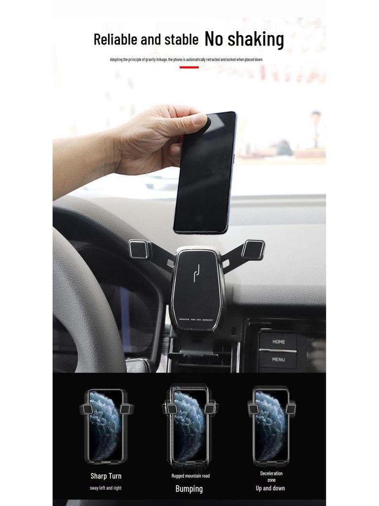 Wireless Charging Phone Holder for 2017-2022 Skoda Kodiaq/GT with Navigation Compatibility