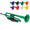pInstruments PTRUMPET1G Plastic Wind Trumpet (Green)