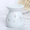Ceramic Wax Melt Warmer Essential Fragrance Oil Diffuser Small Tea Light Candle Holder Desk Incense Aroma Burner for Home Bedroom Decor