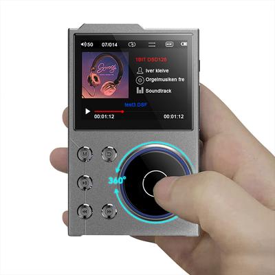MP3-плеер Lossless DSD Высокое разрешение Портативный Hi-Fi Цифровой Аудио Музыкальный Плеер Встроенная память 16 ГБ Поддержка карт памяти до 128 ГБ