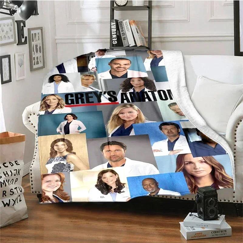 ТВ Фигурки G-Grey's Anatomy Плед Мягкий Фланелевый Тонкие Одеяла для Кровати Дивана Покрывало пикник охлаждающий подарок Домашний Декор