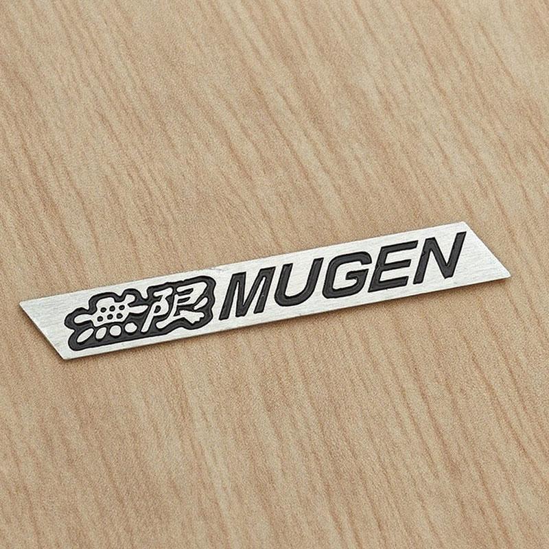 3D Металлические Буквы Логотип Mugen для Решетки Радиатора Автомобиля Наклейка на Задний Багажник Боковой Значок на Крыло для Автомобильных Аксессуаров Экстерьера