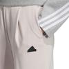 adidas Вязаные спортивные штаны с поясом с логотипом, женские брюки, розовые IM8831