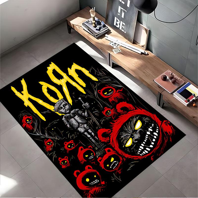Eerie Cartoon Design Rug suitable as a non-slip mat for the living room or bedroom sofa