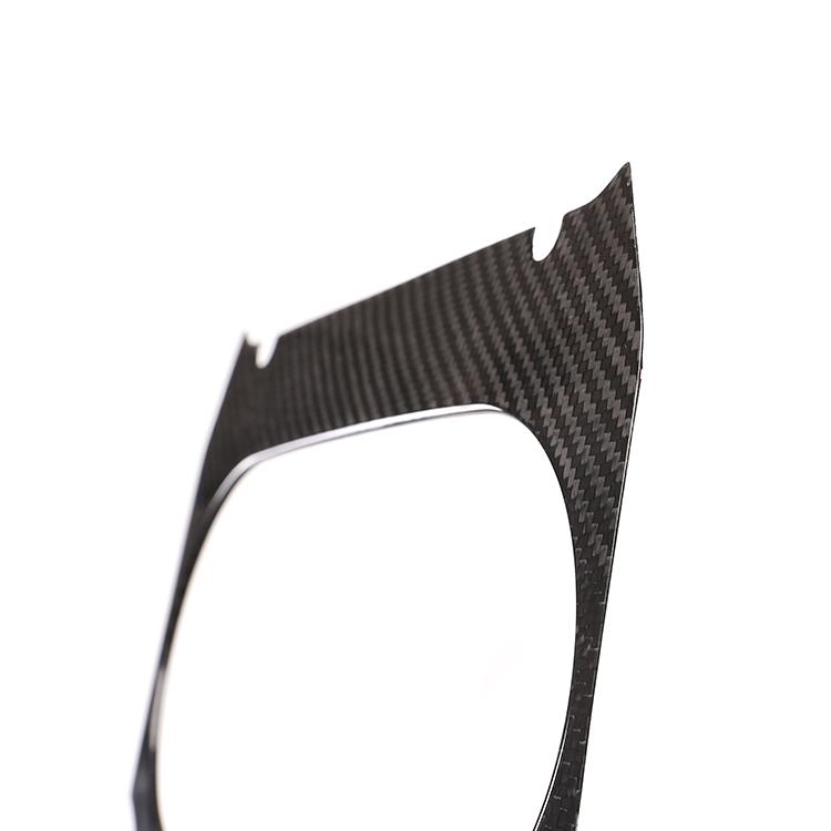 Real Carbon Fiber Center Console Cup Holder Panel Decorative Cover for Porsche Cayenne 2018-2023 Car Interior Accessories
