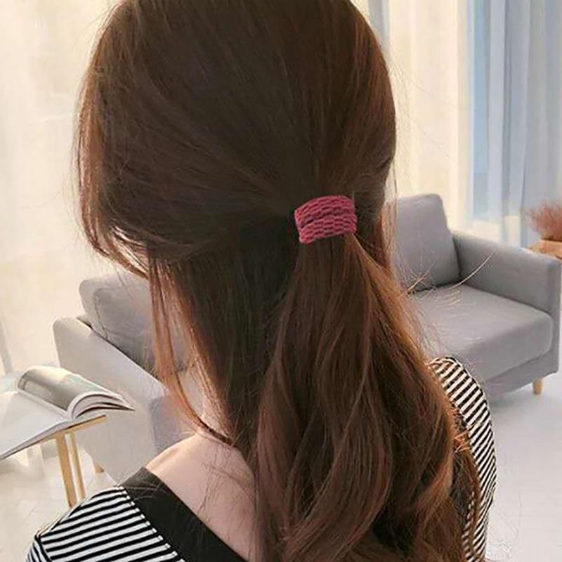 20PCS Women Girls Simple Basic Elastic Hair Bands Ties Scrunchie Holder Rubber Bands Fashion Headband Hair Accessories