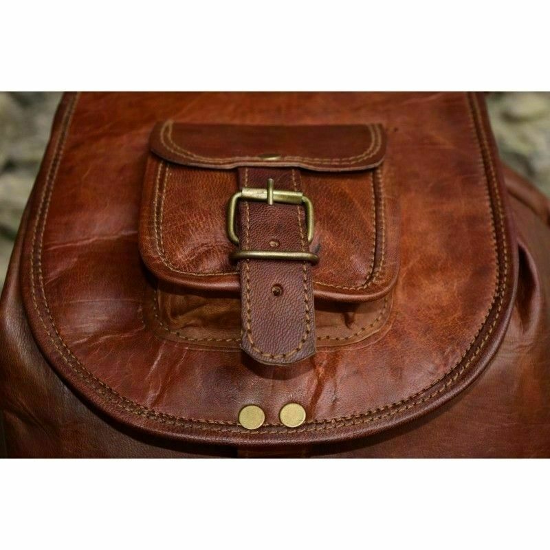 Новая дорожная сумка-рюкзак из натуральной кожи с высокой спинкой для мужчин и женщин