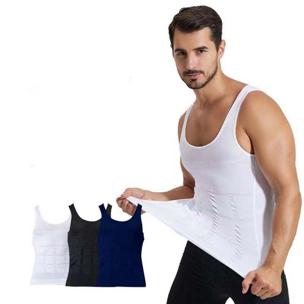 Thin Body Shaper Vest Men Elastic Waist Trainer Tank Top Fashion Tummy Control Underwear  Man