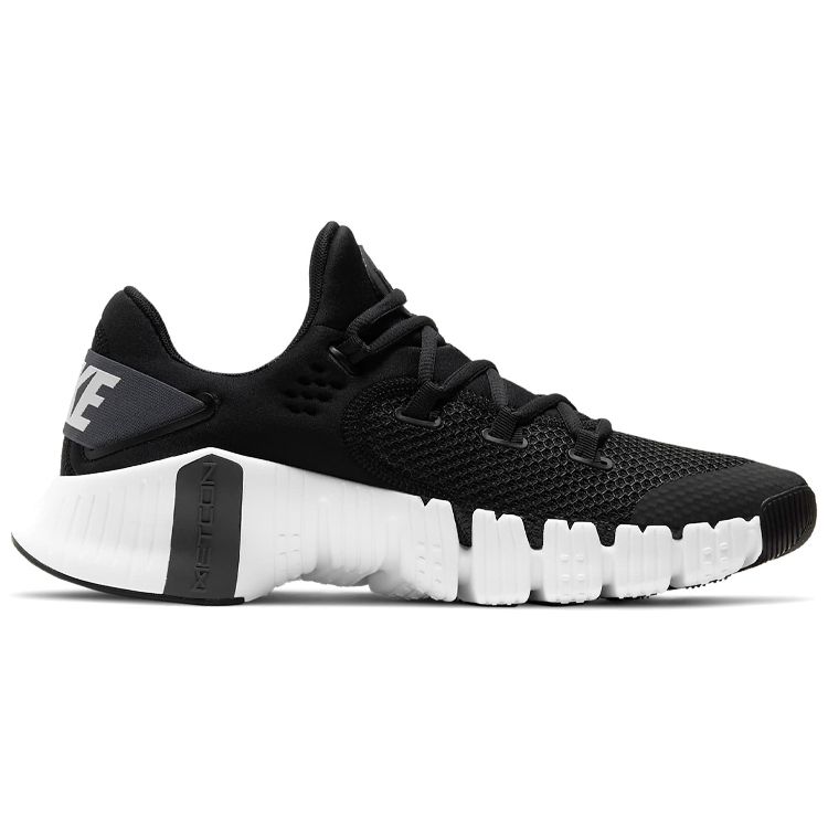 Nike Free Metcon 4 Черно-белые кроссовки унисекс CT3886-010
