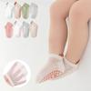 Summer Baby Sock for Boy Girl Fashion Simplicity Style Infant Ankle Sock Soft Cotton Mesh Thin Non-slip Floor Sock for Toddler