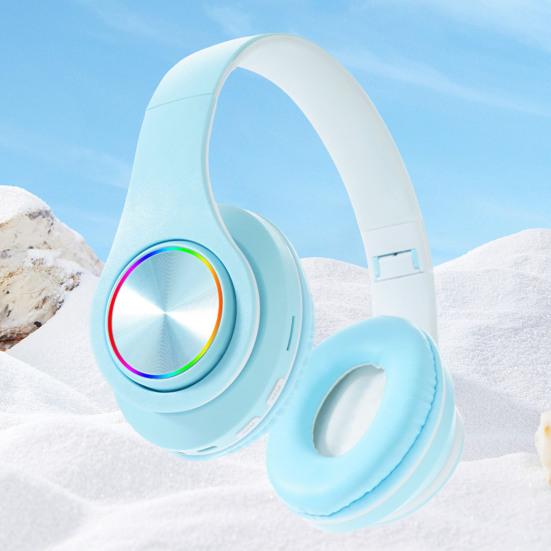 Беспроводные наушники со стабильным соединением, RGB-подсветкой, низкой задержкой, шумоподавлением, глубоким