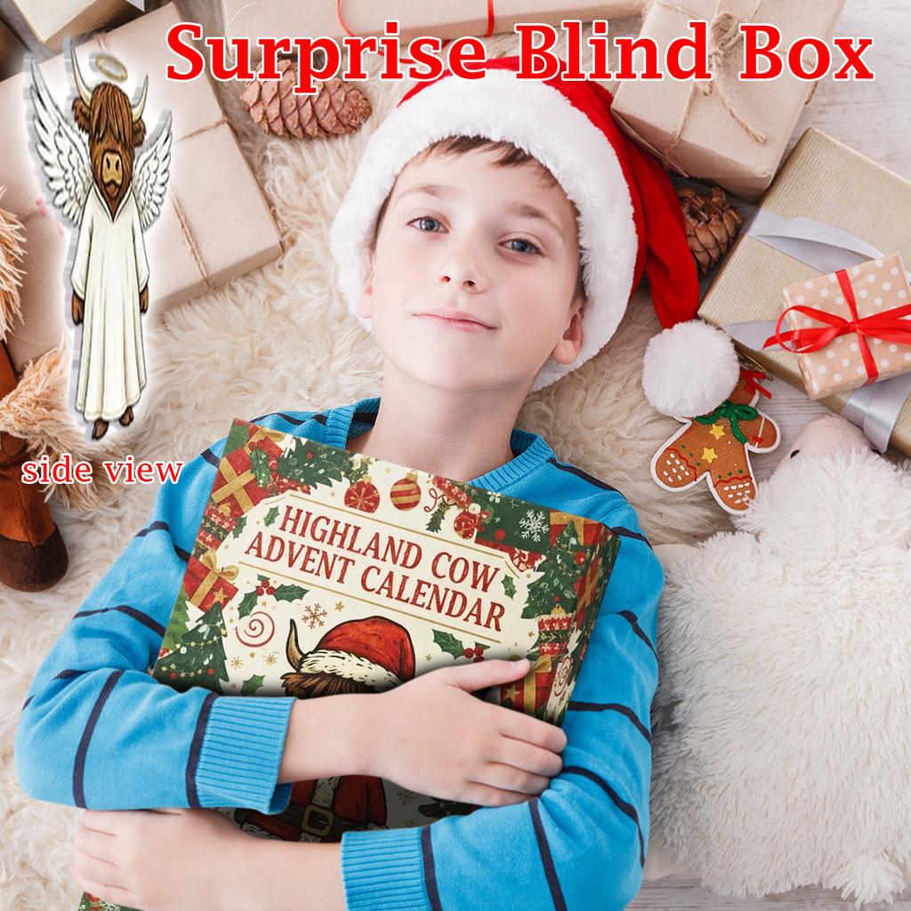 2D Акриловая Подвеска BlindBox Самолет Коробка Рождественский Адвент-Календарь BlindBox Украшение на Рождественскую Елку