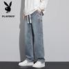 Playboy Men's American Retro Loose Straight Jeans