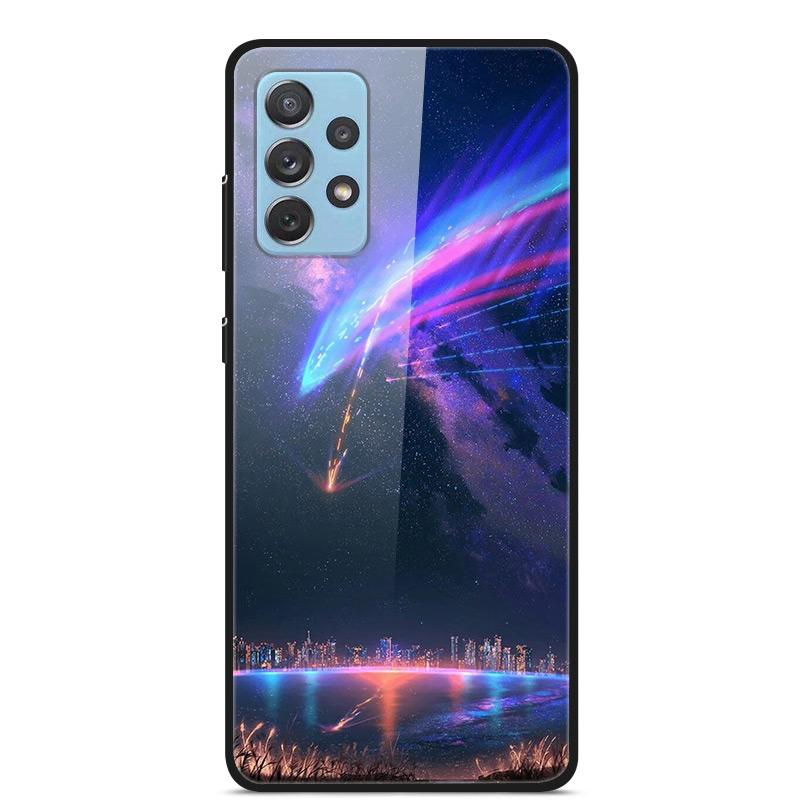 Закаленное Стекло Чехлы для Телефона для Samsung Galaxy A32 4G 5G Жесткие PC Fundas Задние Крышки для Galaxy A52 A52s A72 Оболочки Capa A 32 52 S
