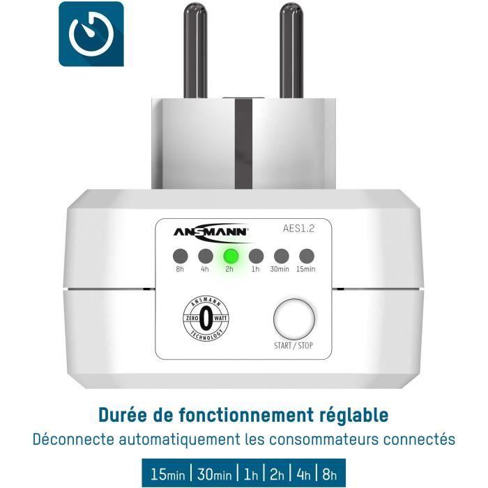 Таймерная розетка - ANSMANN - AES1 - Экономия энергии - Для помещений - Белый