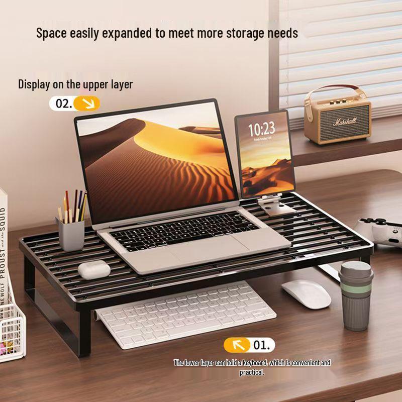 Подставка для охлаждения ноутбука и подъема монитора - Не требует установки