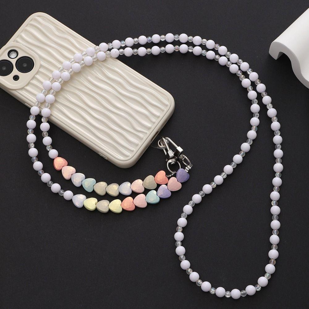 Rope Beading Mobile Phone Necklace Phone Lanyard Phone Strap Phone Chain Crossbody Cellphone Strap