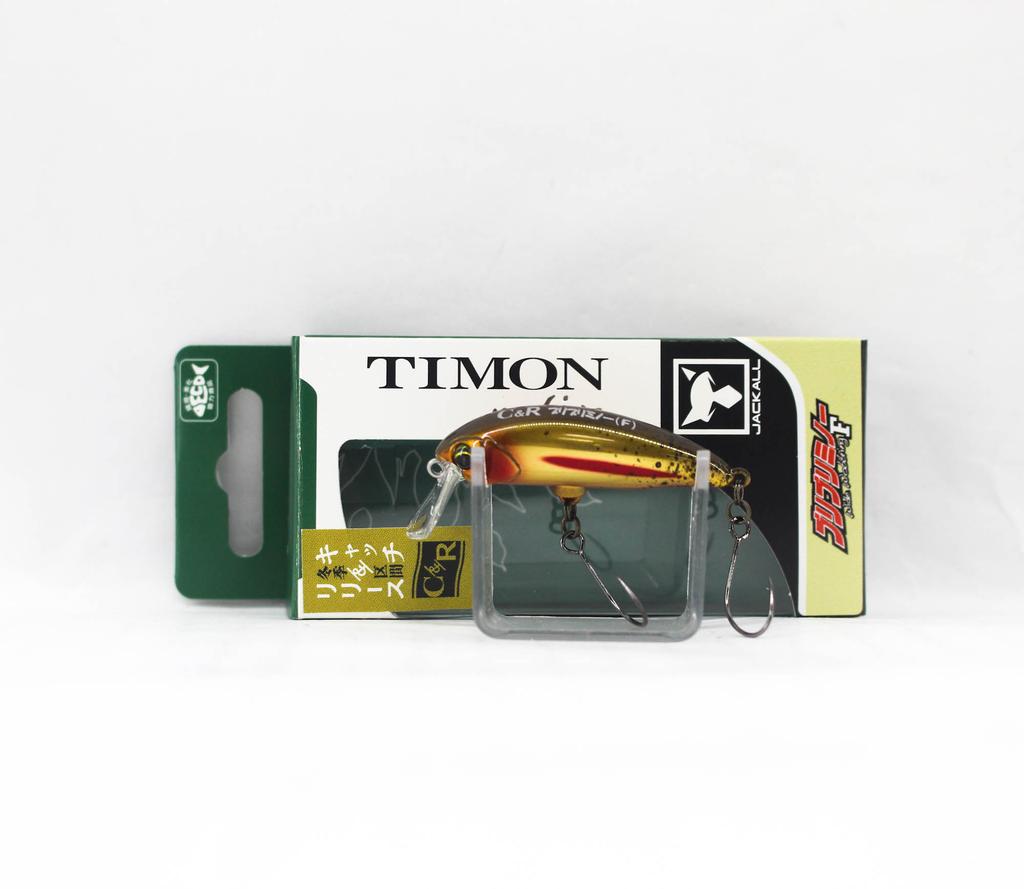 Jackall Тимон Бури Бури Минноу C&R 40 мм Плавающая приманка HL Золотая форель (8376)