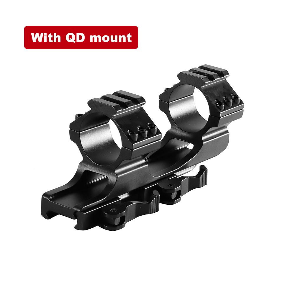 Тактическое кольцо для прицела 25,4 мм, 30 мм, быстроразъемное цельное крепление для прицела, 1 "/30 мм, двойные кольца, охотничьи аксессуары, 20 мм Пикатинни