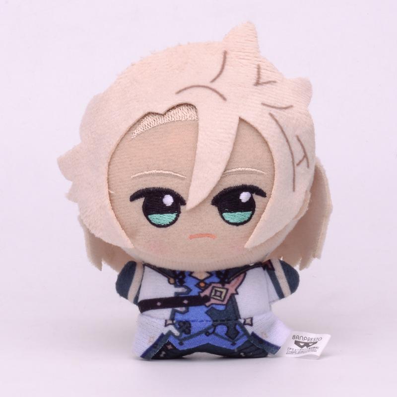 10cm Genshin Impact Tartaglia Zhong Li Yae Miko Venti Xiao Eula Razor Plush Pendant Toy Doll Backpack Accessorie Gift