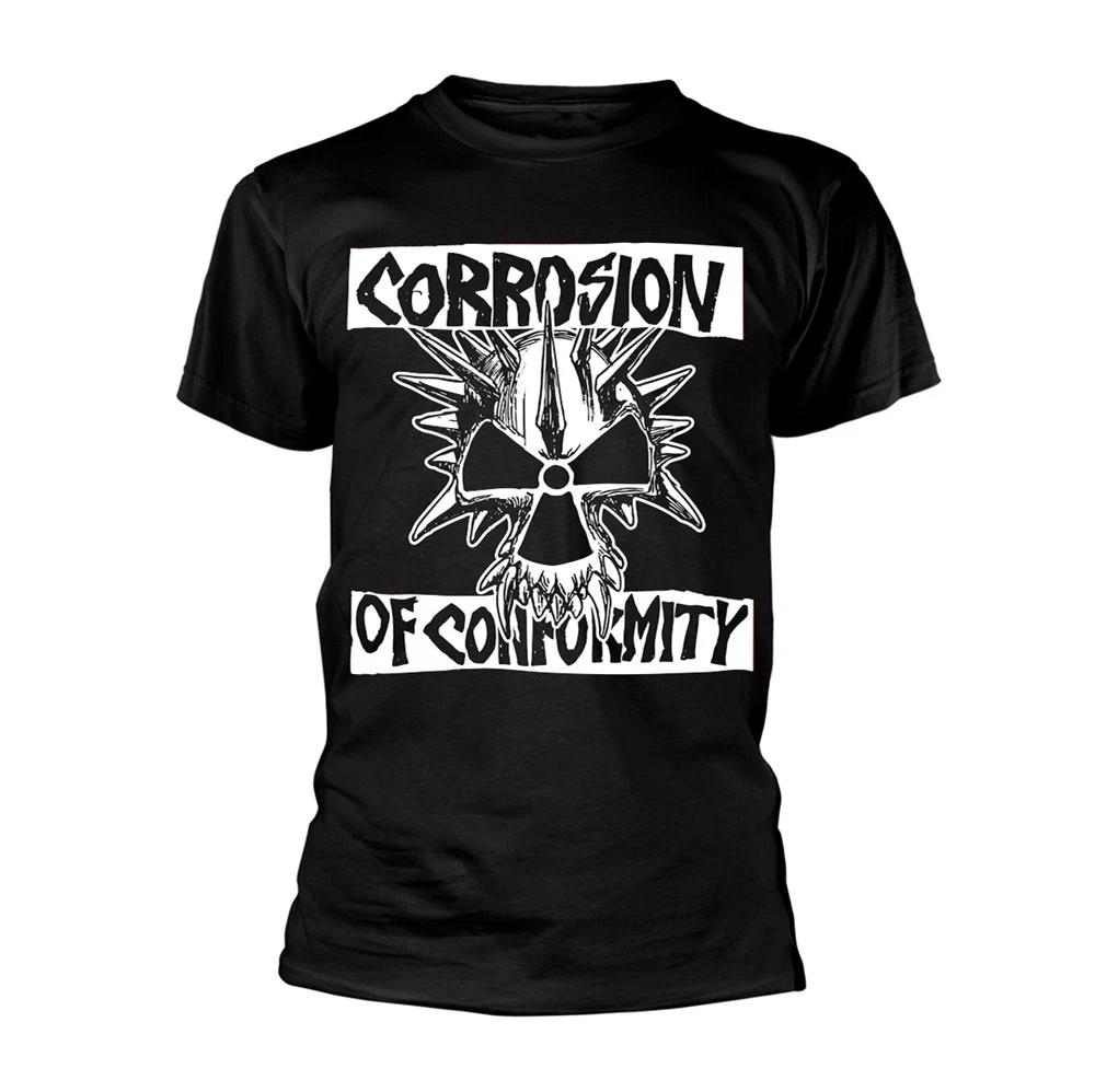 Corrosion Of Conformity Skull Logo 1 (Black) Unisexs Tshirt Unisexs