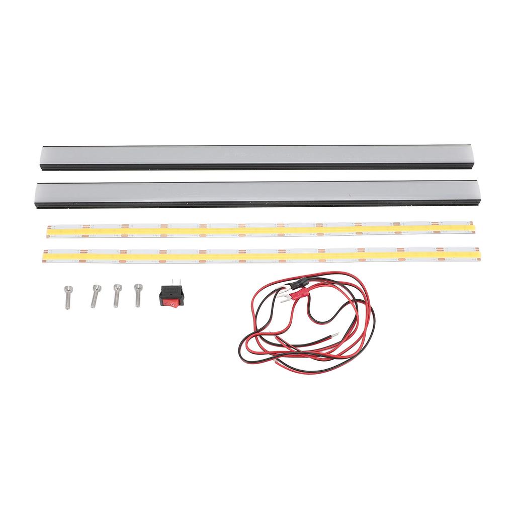 2PCS Top Mount LED Light Strip Kit for Prusa MK4 24V 2 Colors 3D Printer LED Light Bar with Power