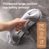 Wall Mounted Grab Bar Shower Handles Suction Cup Bathroom Rail Removable Shower Safety Handrail for Seniors and Elderly