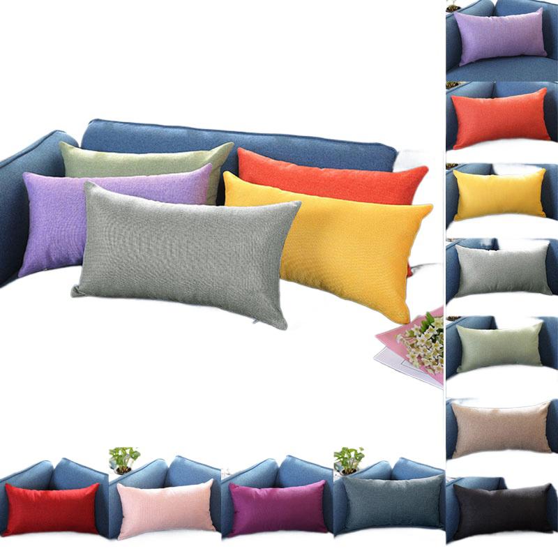 30x50 см Чехлы для подушек Наволочки для автомобиля Наволочки для дивана Льняные Чехлы для подушек Домашний декор Прямоугольник
